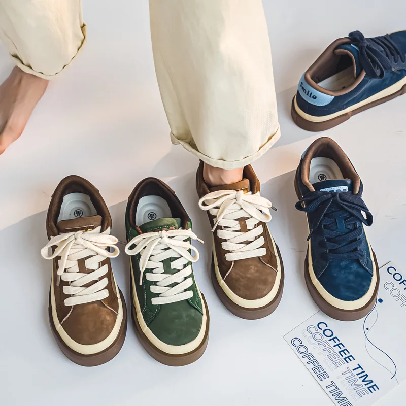 

Men's Fashion Sneakers Spring Autumn 2026 Design Comfortable Soft Soled Canvas Shoes Men Casual Running Sports Shoes Plus Size