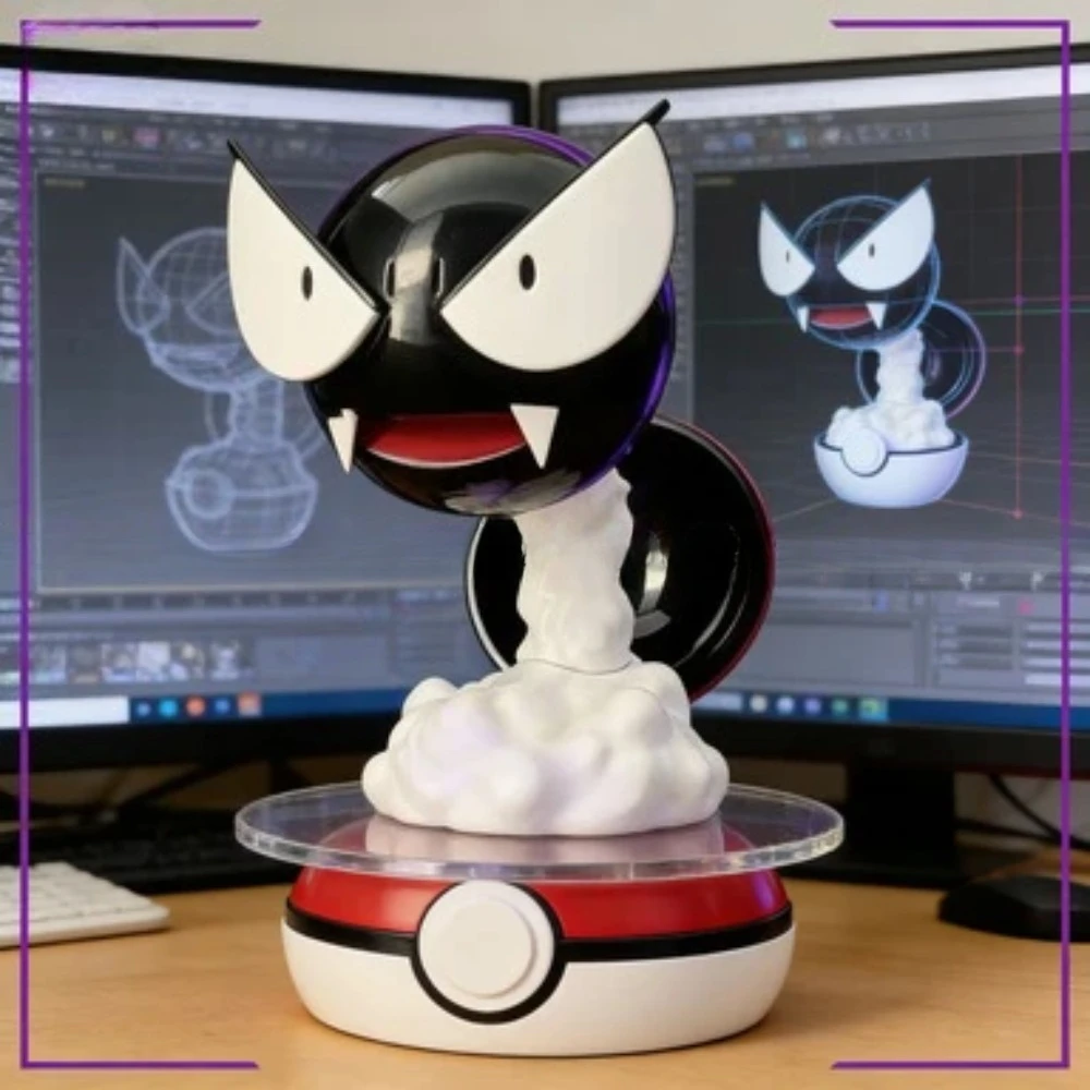 スポットセール在庫あり-ポケモン-ゴースト加湿器-ナイトライト-クリエイティブなデスクトップデコレーション-コレクションギフト-おもちゃ-在庫あり