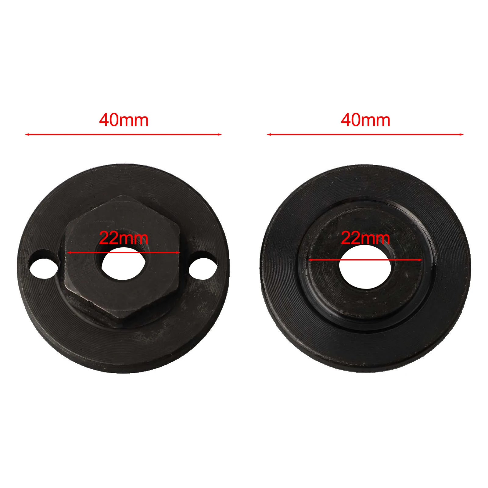 Durable Alloy Steel M10 Angle Grinder Inner Outer Flange Nut 20/22/22.2mm Press Plate Holes for Circular Saw Blade 100 Grinder - view 5