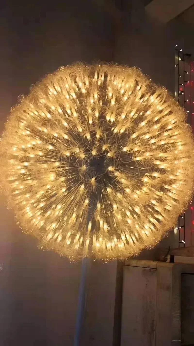 タンポポの形をしたLED電球,モダンなデザイン,屋内装飾ライト,バーの装飾に最適です。