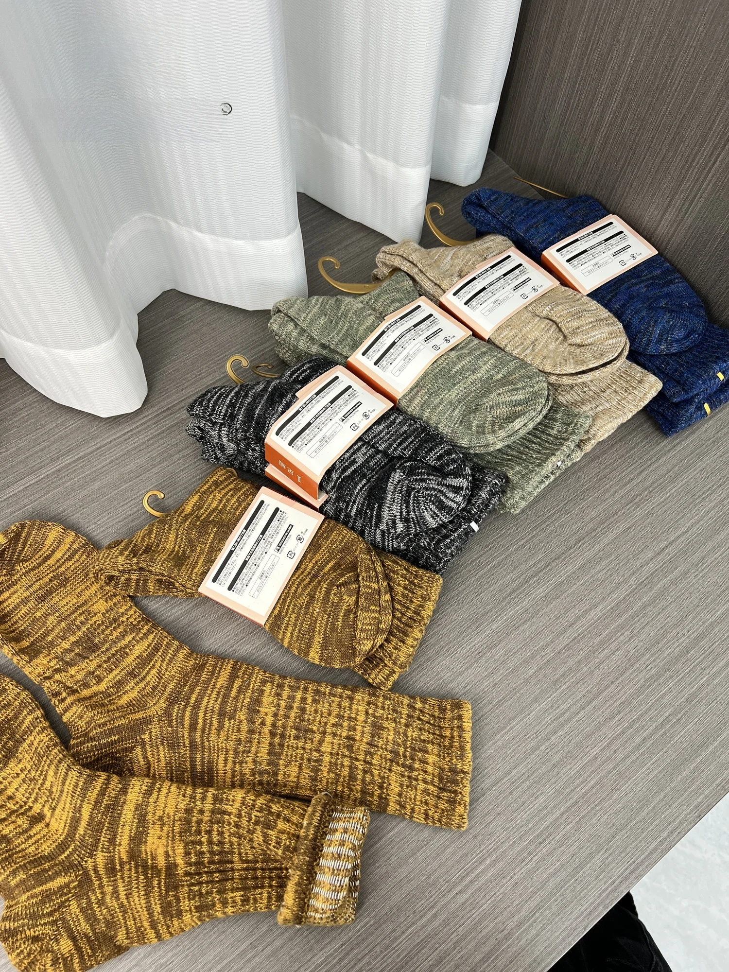 

Men's Mid-Calf Knitted Wool Blend Socks Thick Warm Winter Color Woven Comfortable Soft Touch Home Wear Casual Socks