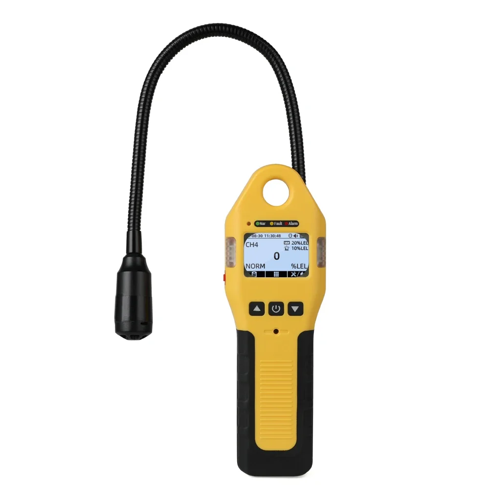 

Bosean High Accuracy Ex-Proof Gooseneck Portable Flammable Handheld Industrial Gas Leak Detector with Four Alarm Methods