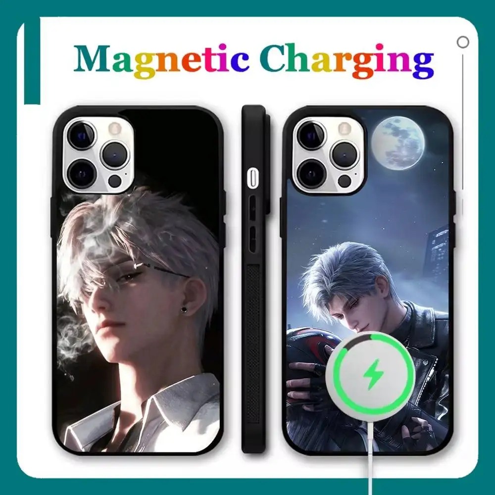 

Love And Deepspace Sylus Phone Case For iPhone 17,16,15,14,13,12,11,Pro,Max,Plus,Mini,Air,SE Magsafe Magnetic Wireless Charging