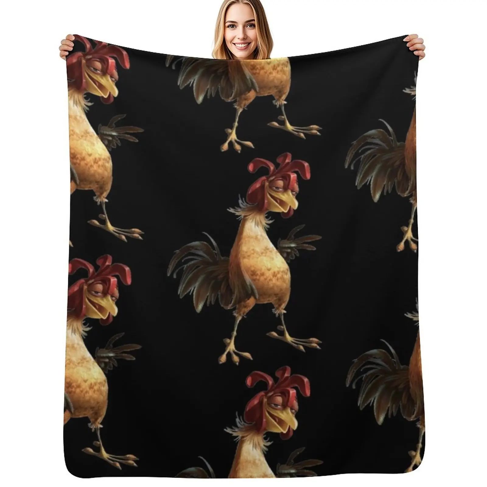 

Chicken Joe Throw Blanket Hairys Custom Stuffeds Hairy Blankets