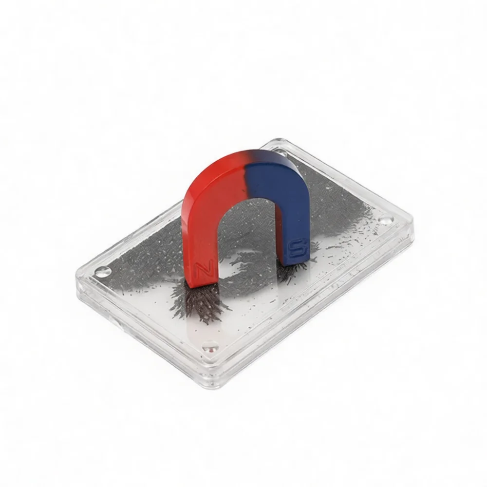 Magnetic Field Observation Box Iron Filings Physics Science Tool Education Teaching Aid School Laboratory Device
