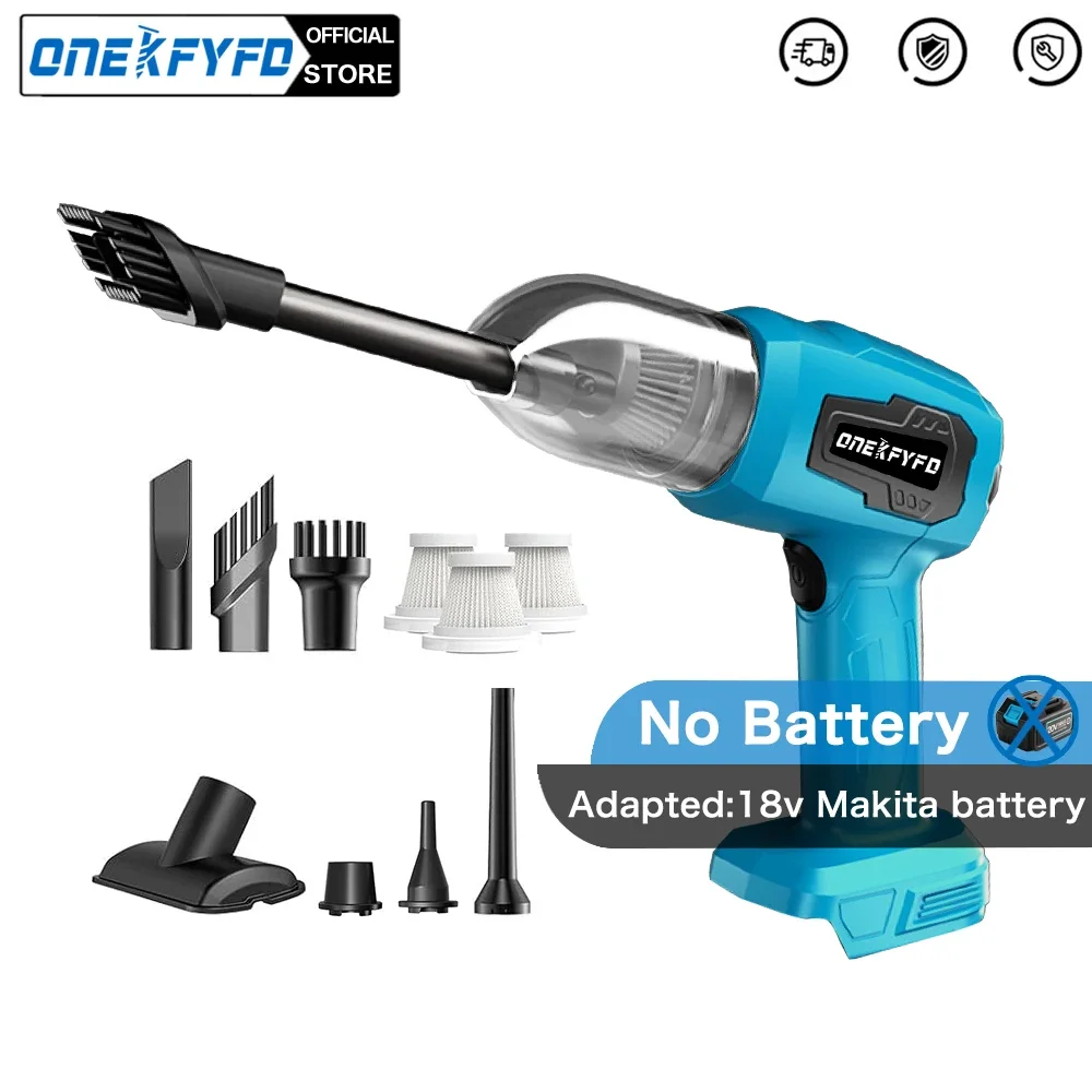 Mini Cordless Handheld Vacuum Cleaner Portable for Hard Floor Carpet Car Pet Hair Cleaning for Makita 18V Battery