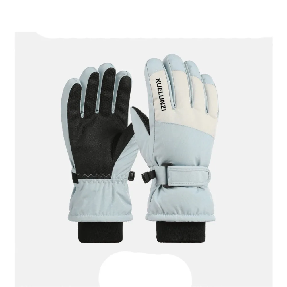 

Новые зимние теплые детские лыжные перчатки, ветрозащитные варежки для спорта на открытом воздухе, для снега, сноуборда, нескользящие утолщенные велосипедные перчатки