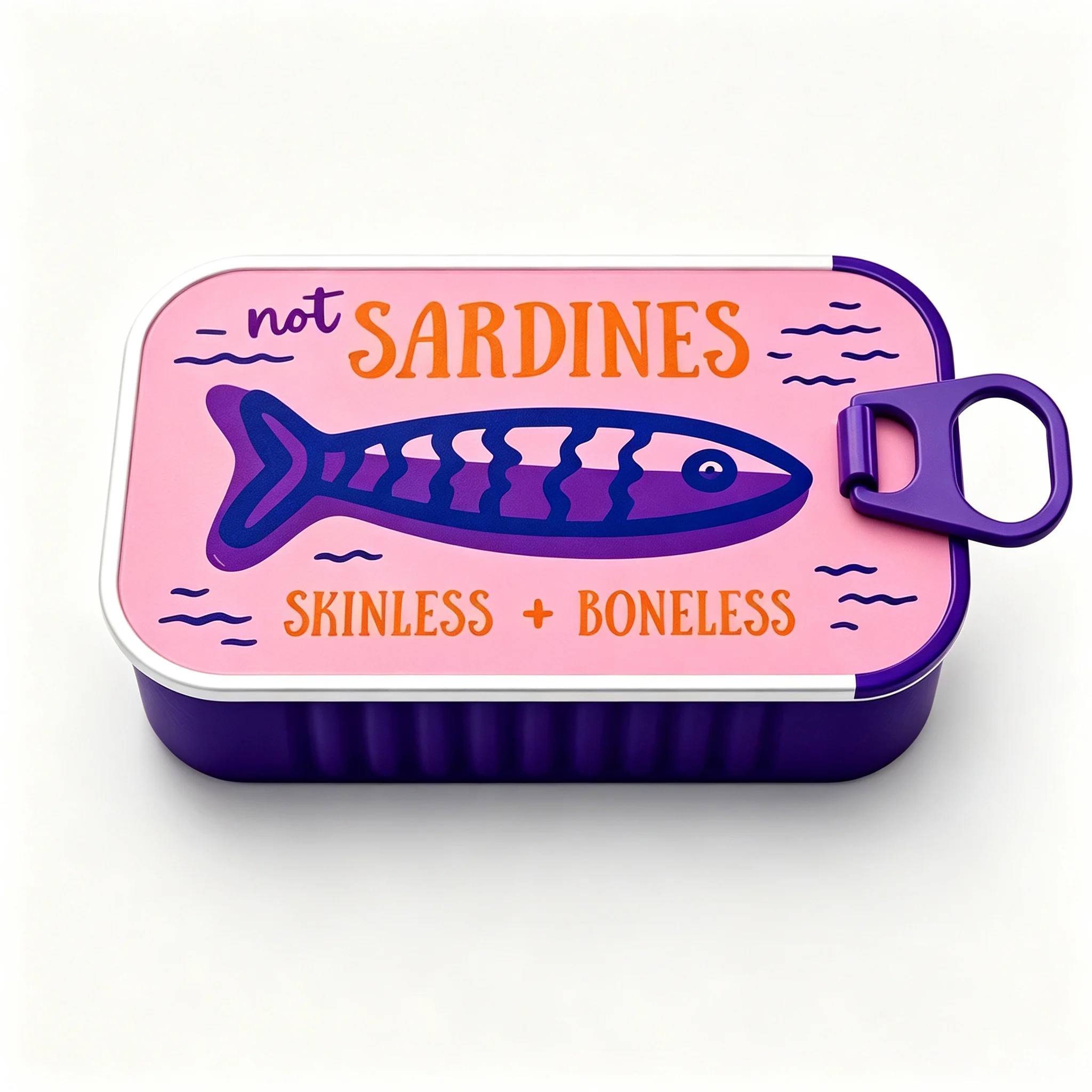 3D Print Isopropyl Alcohol - Sardine Tin Jewelry Box 3D Printed
