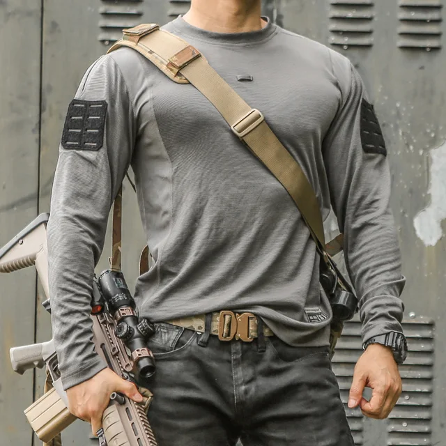 Emersongear Tactical UMP Frogmen T-Shirt Men Fitness Sport Long Sleeve Hunting Climbing Shirt Camping Breathable Clothes EM9541