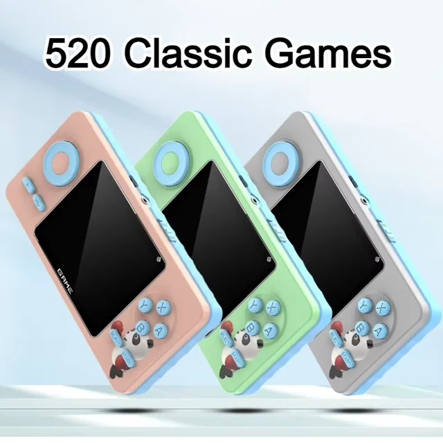 New S5 Mini Retro Video Gaming Console Built-in 520 Classic Games Portable 2.4 Inch TFT Pocket Game Players Console For Child New S5 Mini Retro Video Gaming Console Built-in 520 Classic Games Portable 2.4 Inch TFT Pocket Game Players Console For Child