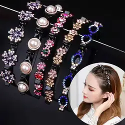 New Multiple Styles Fashion Selling Fine Pearl Rhinestone Bangs Clip Headband Hair Band for Women Girl Hair Accessories Headwear