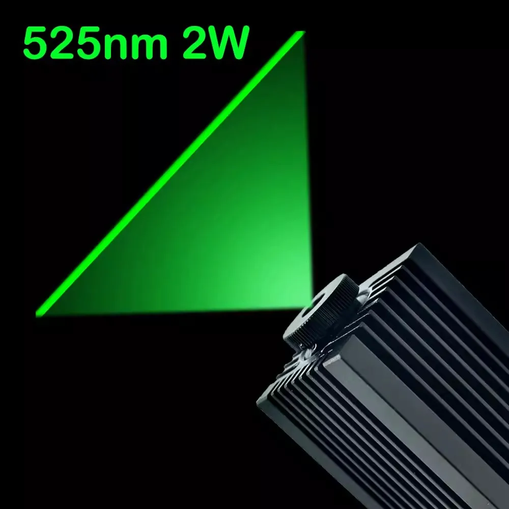 525nm 2w Green Line Laser Locator Module 90 ° Industrial Marking Alignment Tool
