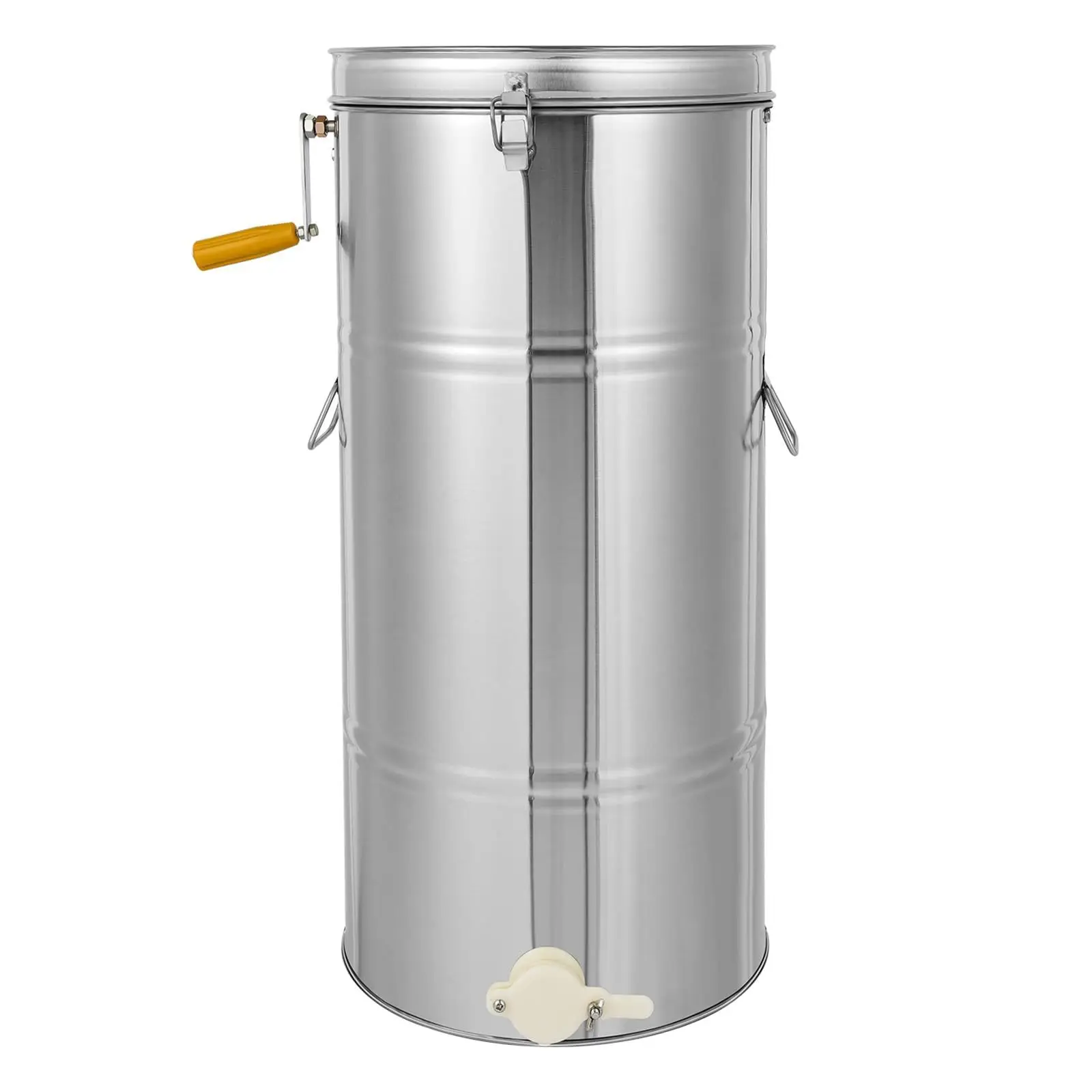 2-Frame Honey Extractor Stainless Steel 1.1mm Thickened Seamless Welding Honey Separator Spinner for Beekeeping