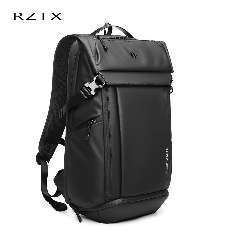 anti theft expandable roll top backpack with laptop pocket waterproof large capacity outdoor backpack college school bag