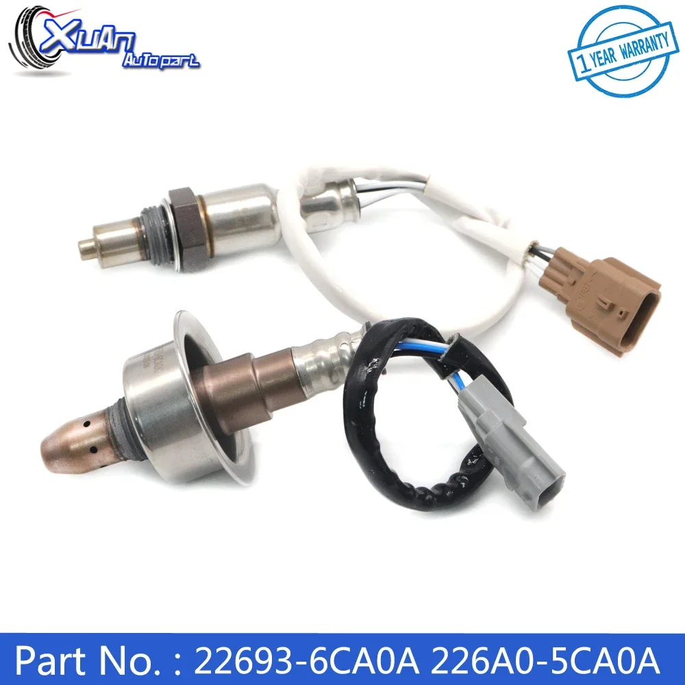 

XUAN Up+Downstream Air Fuel Ratio Lambda O2 Oxygen Sensor 22693-6CA0C 226A0-5CA0A for Nissan Murano Rogue Infiniti Q50 Q60 16-23