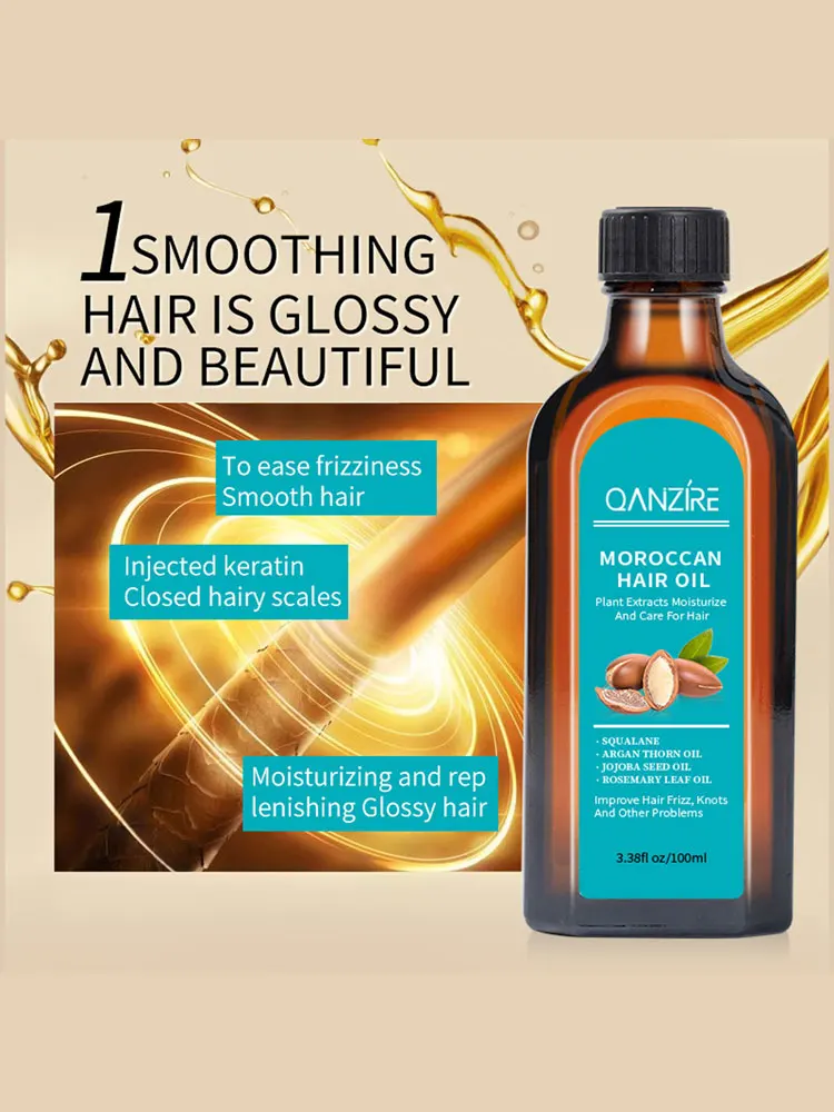 100ml Moroccanoil Penetrating Hair Serum Treatment Moisturizing Fast Repair Dry Damaged Coarse Smooth Soft Nourishing Hair Care