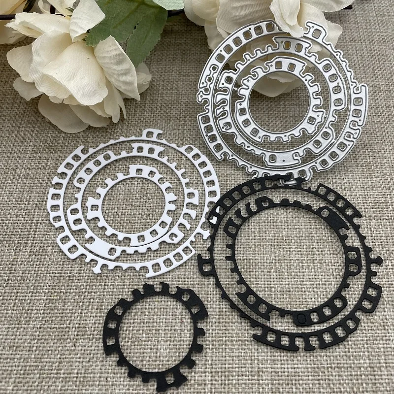 Irregular circle frame Metal Cutting Dies Stencils For DIY Scrapbooking Decorative Embossing Handcraft Die Cutting Template