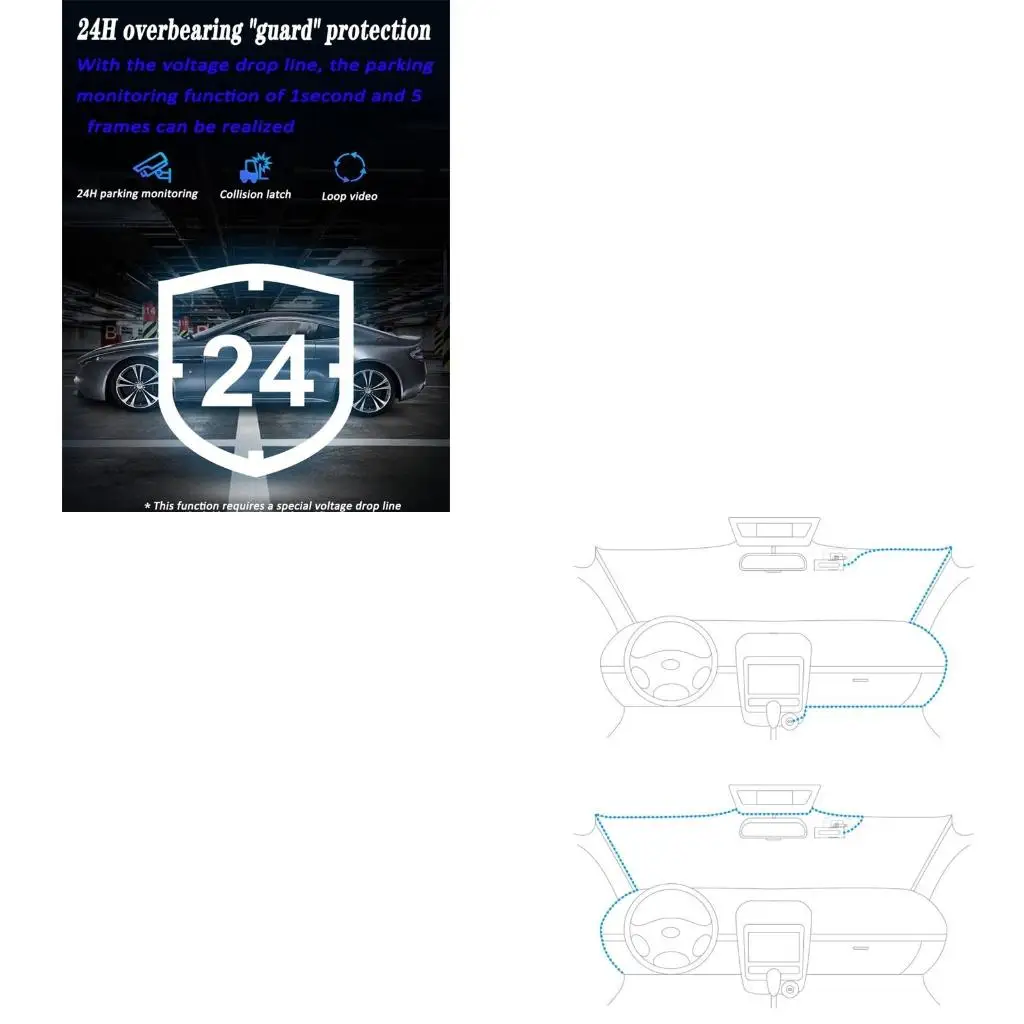 High Definition Night for Vision Camera Driving Recorder Parking Monito