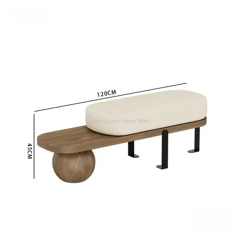 Kreative U-förmigen Fußhocker Massivholz Bank Wohnzimmer Möbel Hause Tür Schuh Ändern Hocker Eingang Schlafzimmer Nachttisch Hocker