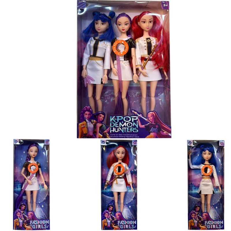 2026 Gorąca Anime K-Pop Figurka Winylowa Demon Hunter Rumi Mira Zoi Lalka Maska Prezent Urodzinowy dla Fanów