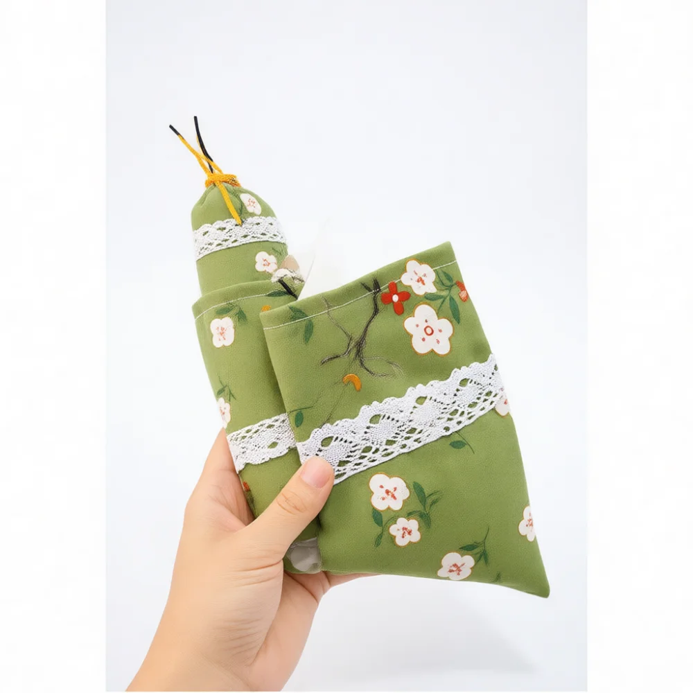 Kit DIY de coussin de massage en armoise fait main pour le soutien cervical, en tissu doux, pour la santé traditionnelle et le soulagement des douleurs