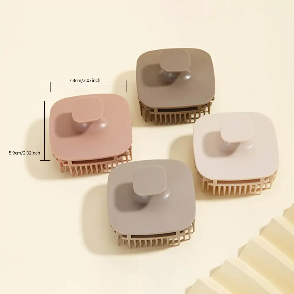 แปรงแชมพูหัวหัวทำจากซิลิโคนหวีนวดหนังศีรษะหวีล้างผมแปรงนวดตัวอุปกรณ์ทำผมร้านเสริมสวย