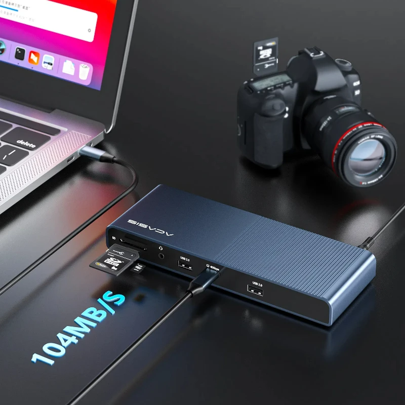 

Dual 4K Display Thunderbolt 4 Dock with USB4 Support USB Hubs Product Category