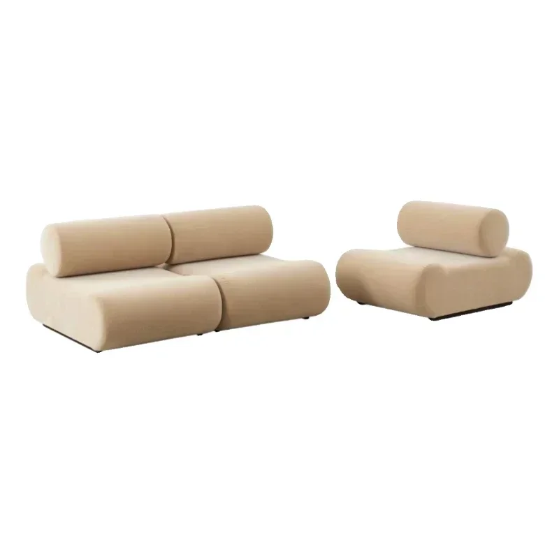 Lazy sofa reclining sleeping living room balcony bedroom lamb wool creative homestay single chair