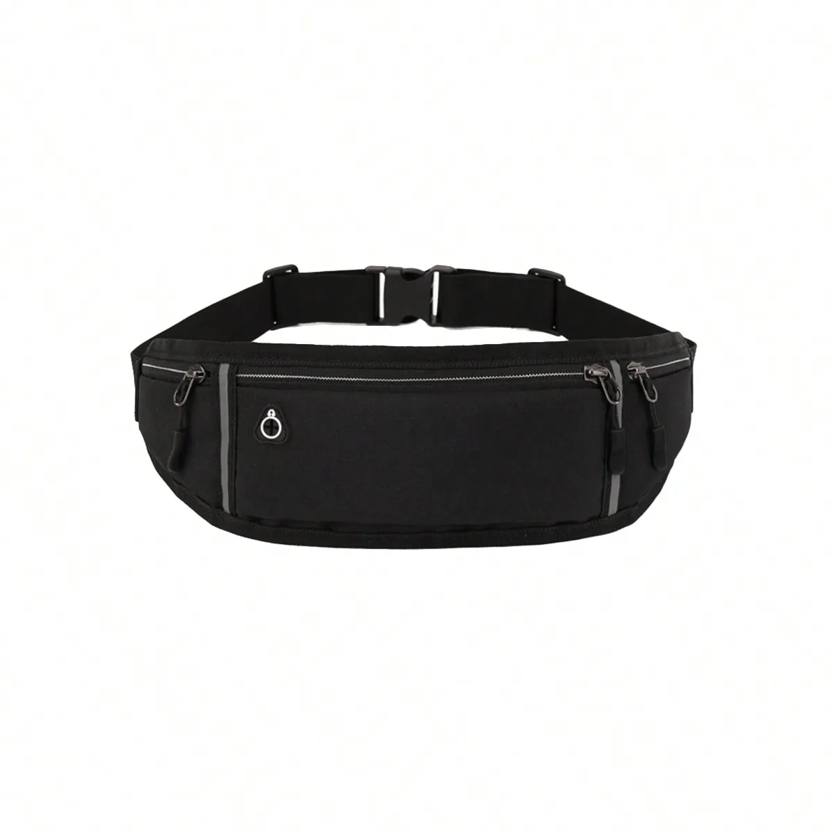 Unisex Reflective Running Fitness Waist Bag, Outdoor Sports Invisible Waterproof Crossbody Bag