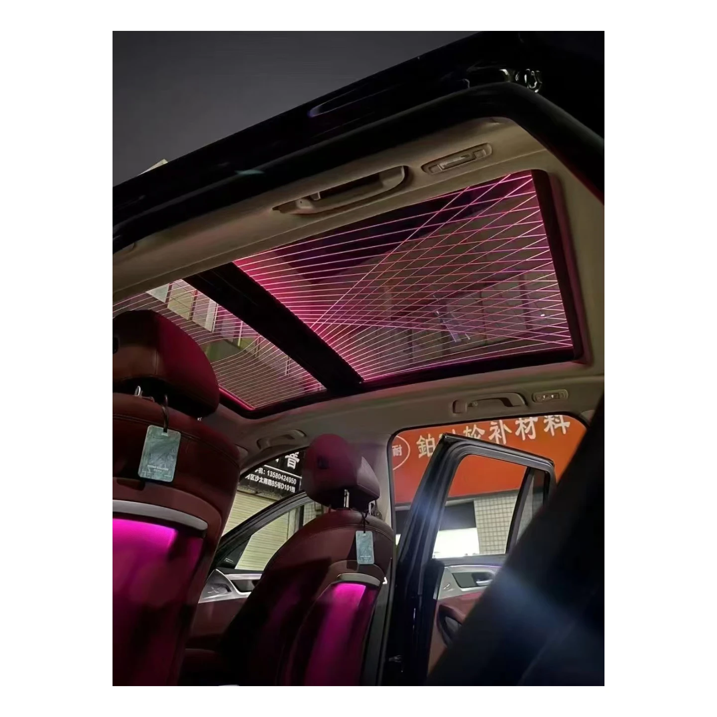 Suitable for    X6 G06 Car Sunroof Starry Sky Film Symphony Ambient Light Car Interior Accessories Decorations