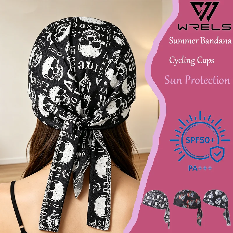 Summer Bandana Cycling Caps Breathable Sweat Absorption Outdoor Sport Headscarf Quick Dry Cooling Sun Protection Hiking Hats
