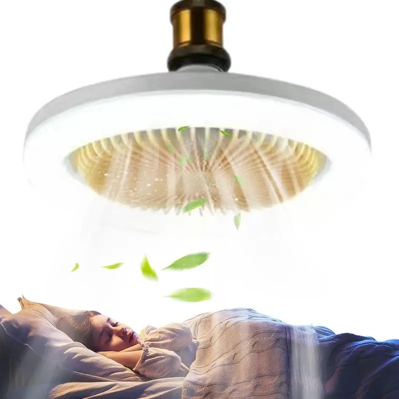 

LED Ceiling Fans Bathroom Fan With Light And Remote Quiet Working Home Accessory With Three-Color Lighting Modes For Garage