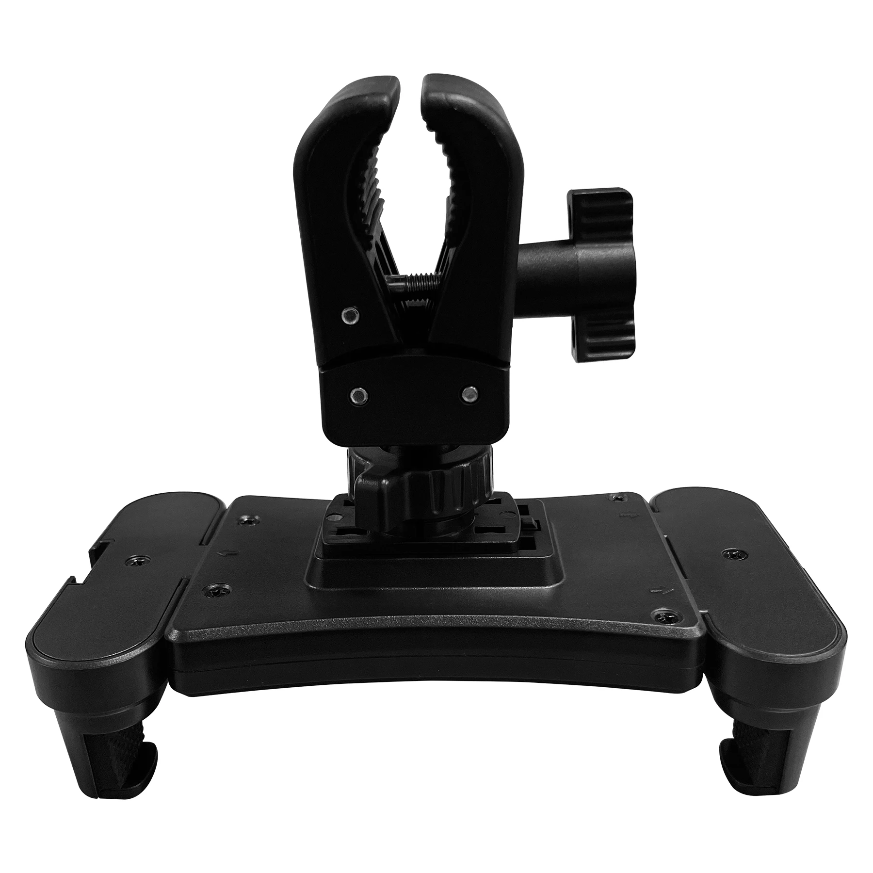 Pole Clamp with Universal Phone Holder Tablet Notebook Handbook Flat Bracket Cradle Data Collector for GPS GNSS Survey Pole