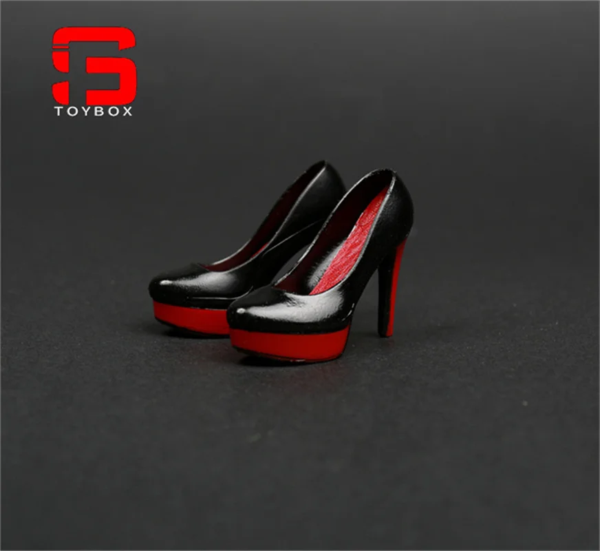 Fashion Girl High Heel Shoes for 1/6 Female Women Simulation Stiletto Court Shoes Model for 12\