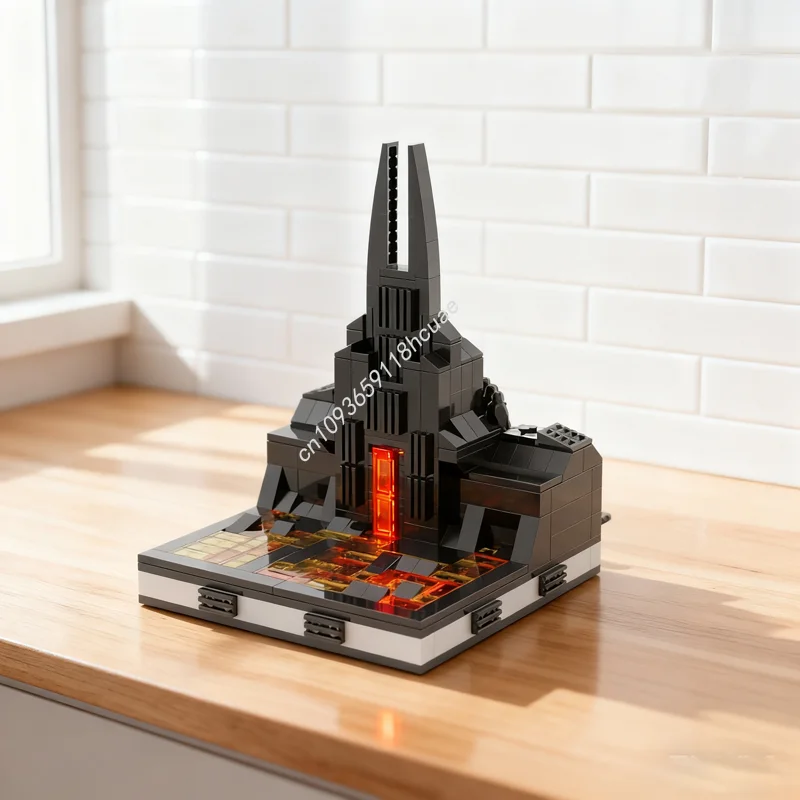 

309pcs MOC Mustafar Vader S Castle Star Battle Model Building Blocks Architecture DIY Christmas Gift Creative Toy Idea Birthday