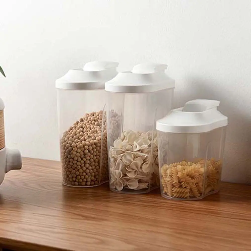 

Cereal Holder Household Organizer Food Container Kitchen Supplies Sealed Can Grain Storage Box Flour Saving Bucket