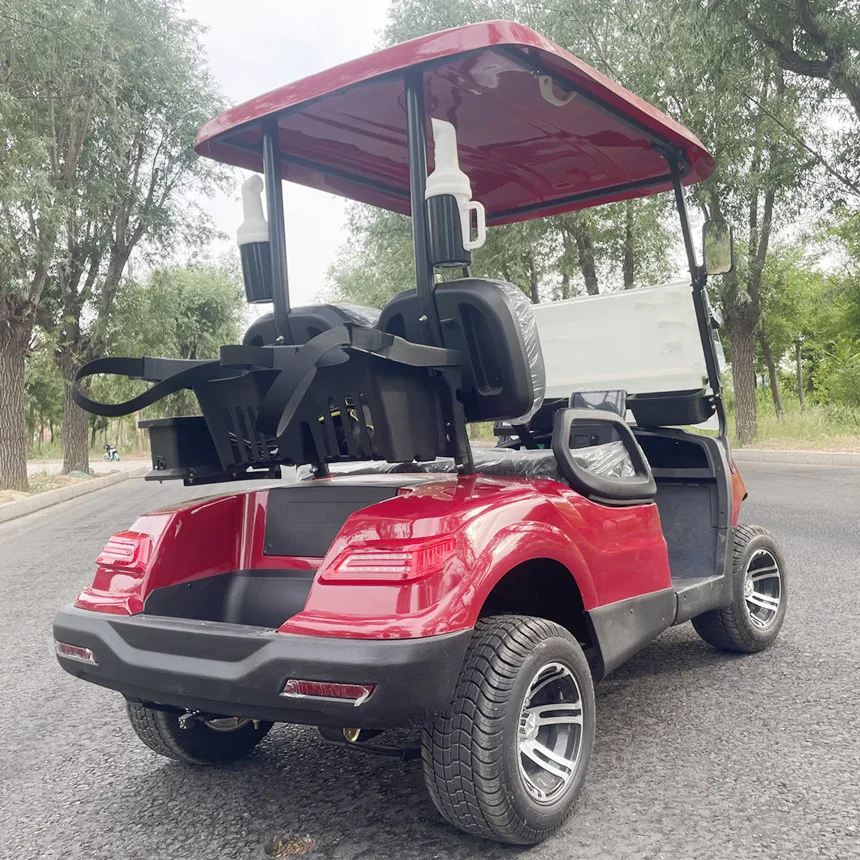 Hot Sale Customized Electric Golf Cart Four Wheeler Club 60V Gas Or Battery Powered The 4-Seater Gas-Powered 300CC Golf Cart