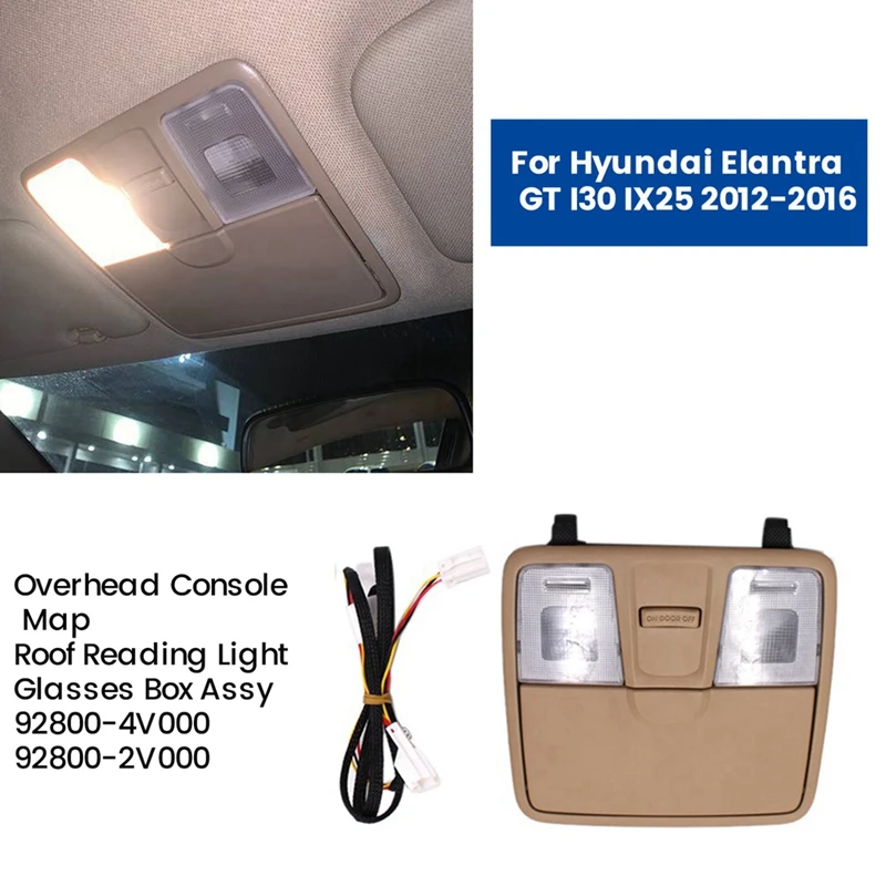 Sunroof Switch Control Light Solaris Glasses Box Roof Light 92800-4V000 For Hyundai Elantra GT I30 IX25 2012-2016 92800-2V000