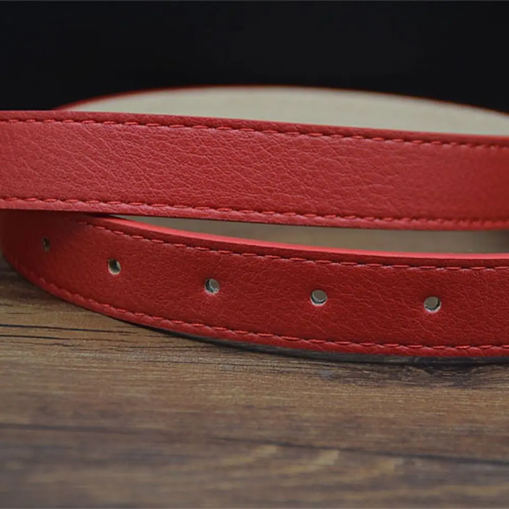 Adjustable Strap Children Belt Bowknot Buckle Waist Decoration Adjustable Belt Solid Color Design Buckle Closure Fashion Belt