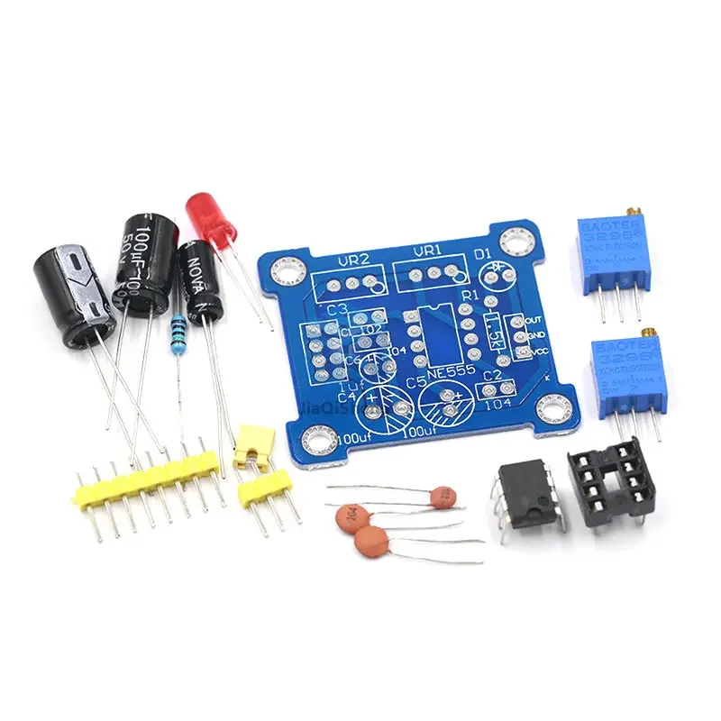 NE555 Pulse Generator Pulse Starter Duty Cycle and Frequency Adjustable Module DIY Kit Oscillator Square Wave Signal Generator