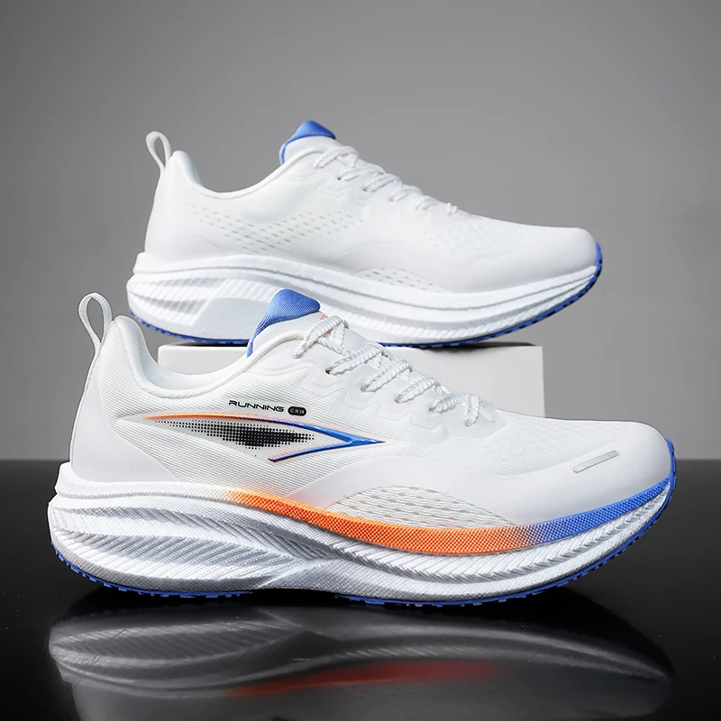 

Men's Running Shoes Jogging Breathable Cushioning Non-Slip Outdoor Marathon Shoes Trainer Race Casual Sneakers Off-road Shoes
