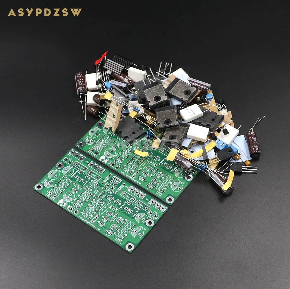 2 CH HIEND L20.5 초저왜곡 파워 앰프, 200W DIY 키트, 마감된 보드, KTB817 KTD104