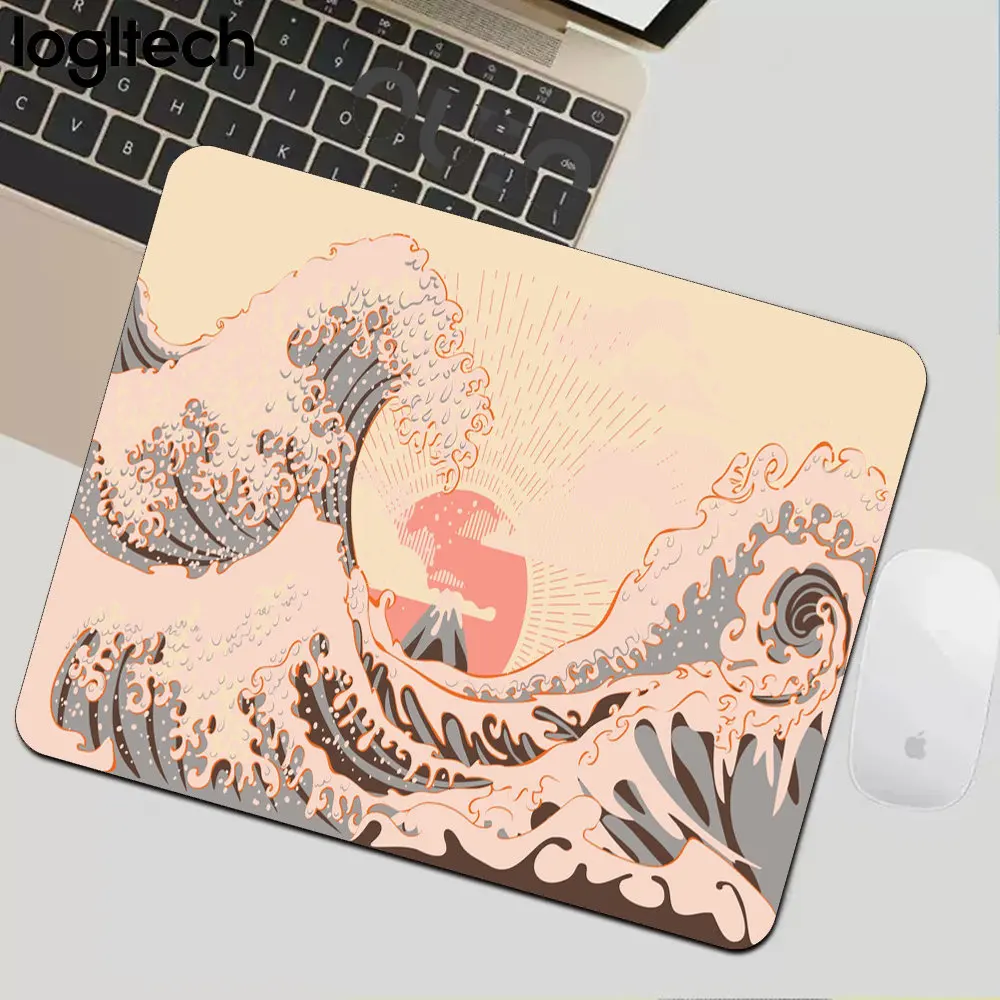 Japan Great Wave Mousepad Gaming Accessories Small Mouse Pad Computer Table Carpet Kawaii Mouse Mat Pc Gamer Keyboard Desk Mat