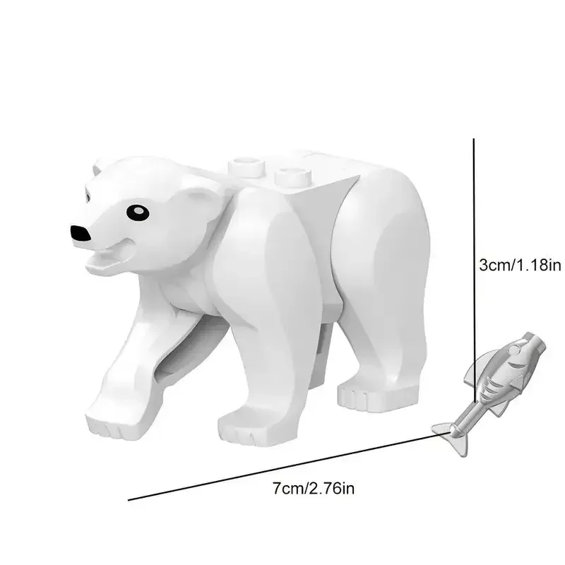 Brighten Your Home or Office with Adorable Animal Building Blocks - Perfect Gift for Boys and Girls!