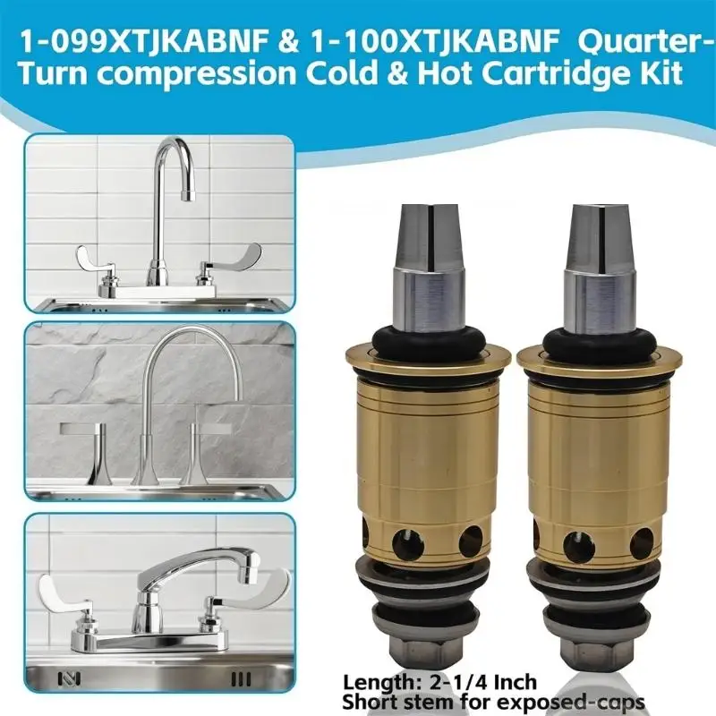

652F Metal Construction Faucet Cartridge For Leaky Faucet Repair Easy Installation