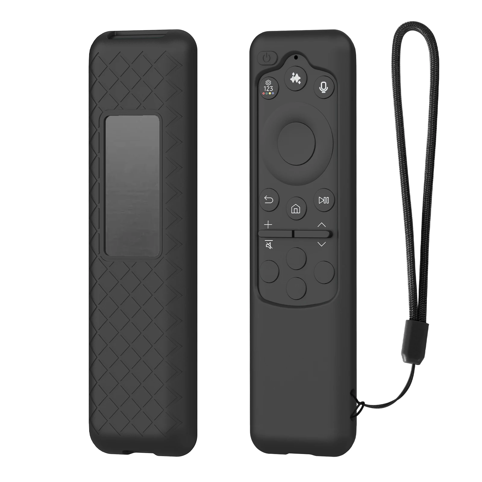 For SAMSUNG BN59-01432A/BN59-01480L Silicone Remote Control Case with Lanyard Protective Cover Anti-Scratch Smart TV Accessories