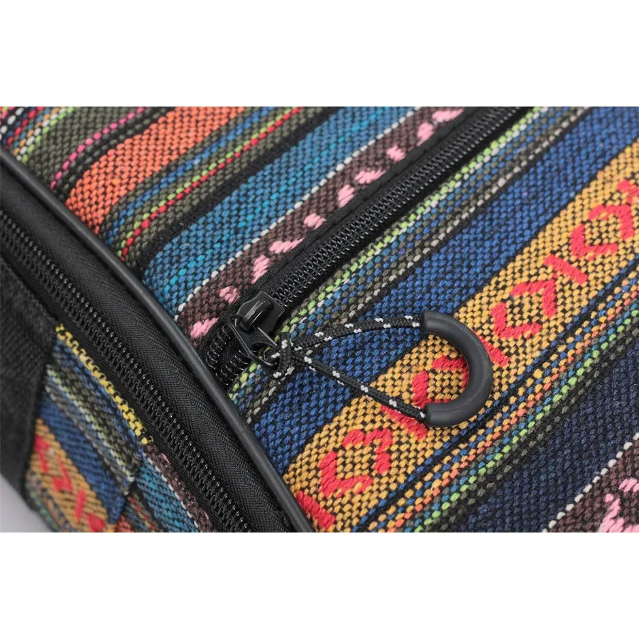 Glenmi Boheemse Akoestische Gitaar Case voor Meisjes Zacht Schuim Gewatteerde 40 41 Inch Gitaar Gig Bag Rugzak met Nekbeschermer Kussen Pa