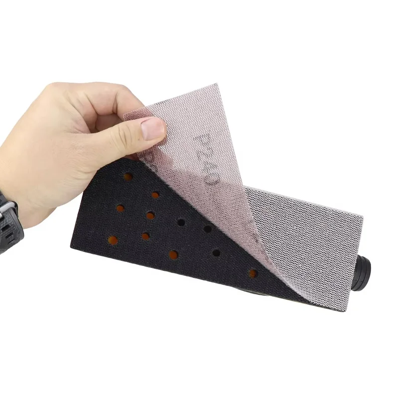 70x198mm Manual Vacuum Polishing Block Sanding Abrasive Block Hand Grinding Board 3 Types Arcs For Car Paint Surface
