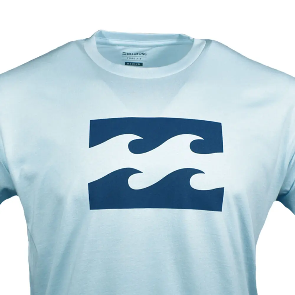 Men's t-shirt Surf Skateboard Snowboard Cotton Reg $26 Light Blue NEW