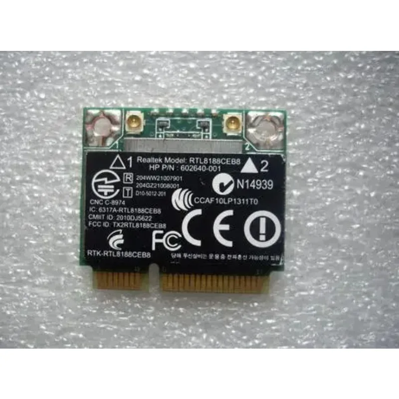SSEA For HP Realtek RTL8188CEB8 Half MINI PCI-E 802.11b/g/n Wlan WIFI Wireless Card SPS:602993-001